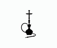 hookah of shisha icoon vector sjabloon.