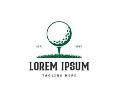 golf logo, golf logo ontwerp sjabloon vector. vector