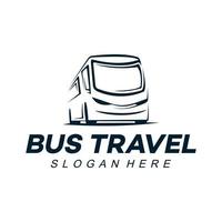 bus logo ontwerp sjabloon illustratie vector