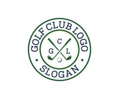 golf logo ontwerp vector icoon illustratie, sport- logo