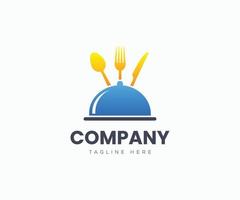 restaurant logo ontwerp. voedsel onderhoud vector logo. restaurant label. voedsel onderhoud logo.