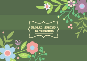 Gratis Bloemen Achtergrond Vector