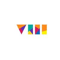 creatief kleurrijk brief logo ontwerp inspiratie. pro vector