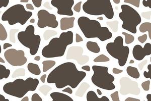 abstract willekeurig vormen naadloos patroon. koe huid zebra giraffe. rots camouflage. gebrandschilderd glas. vector. vector