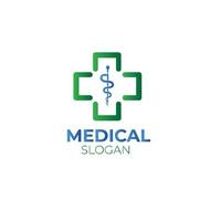 kruis medisch met hart vorm schets illustratie voor logo sjabloon ontwerp. vector