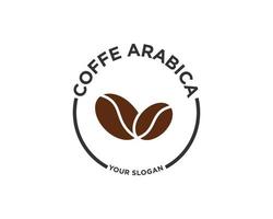 koffie logo icoon ontwerp vector