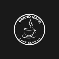 koffie logo icoon ontwerp vector