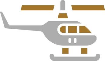 leger helikopter pictogramstijl vector