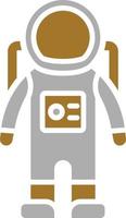 pictogramstijl astronautenpak vector