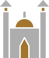 moskee pictogramstijl vector