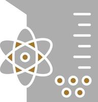 chemie colloïde pictogramstijl vector