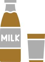 melk pictogramstijl vector