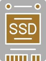 SSD-pictogramstijl vector