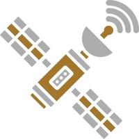 stijl pictogram satelliet vector