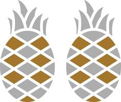 ananas pictogramstijl vector