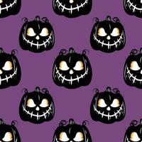 halloween schattig item naadloos vector Purper achtergrond