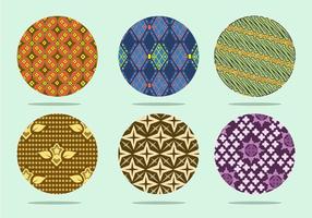 Coloroful Batik Achtergrond Vector