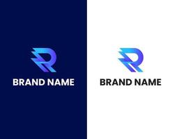 letter r modern logo ontwerpsjabloon vector