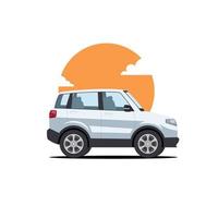 tekenfilm suv auto vector illustratie