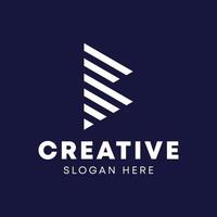 branding identiteit zakelijke b logo vector ontwerp sjabloon