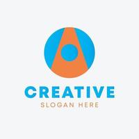 een abstract logo ontwerp vector