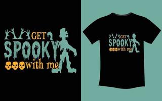 gelukkig halloween. halloween t-shirt ontwerp sjabloon. gelukkig halloween t-shirt ontwerp sjabloon gemakkelijk naar afdrukken voor alle doeleinden voor Mens, Dames, en kinderen vector