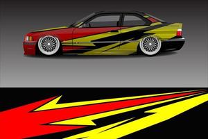 race auto livery ontwerp vector