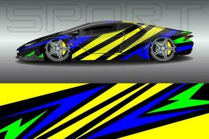 race auto livery ontwerp vector