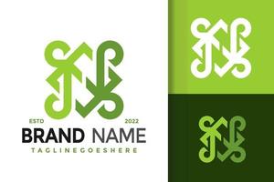 abstract natuur Klaver logo ontwerp, merk identiteit logos vector, modern logo, logo ontwerpen vector illustratie sjabloon