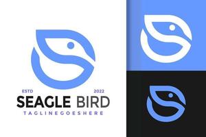 brief s vogel adelaar logo ontwerp, merk identiteit logos vector, modern logo, logo ontwerpen vector illustratie sjabloon