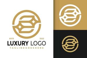 brief s luxe logo ontwerp, merk identiteit logos vector, modern logo, logo ontwerpen vector illustratie sjabloon