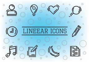 Gratis Lineaire Vector Pictogrammen