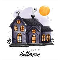 gelukkig halloween, halloween decoratie. vector illustratie