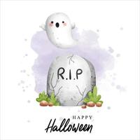 gelukkig halloween. kaart, vector illustratie