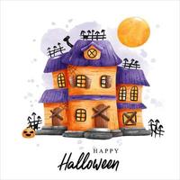 gelukkig halloween, halloween decoratie. vector illustratie