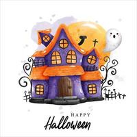 gelukkig halloween, halloween decoratie. vector illustratie