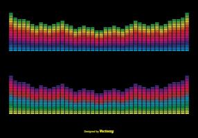 Kleurrijke Vector Sound Bars Illustratie