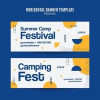 festival web banier voor sociaal media horizontaal poster, banier, ruimte Oppervlakte en achtergrond vector