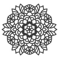 decoratief cirkel ornament mandala in diwali stijl. vector