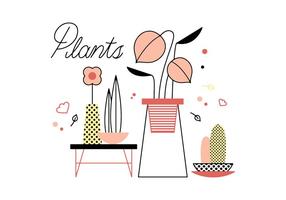 Vrije planten vector