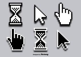 Muis Klik op cursor vector iconen