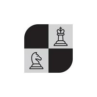 schaak icoon eps 10 vector