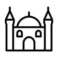 moskee icoon ontwerp vector
