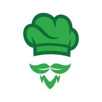 hoed chef logo en symbolen vector sjabloon