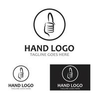 handverzorging logo en symbool vector sjabloon eps10