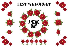 Gratis Vector Design Elementen Voor Anzac Day