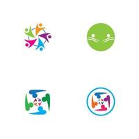 gemeenschap team groep logo vector