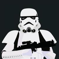 storm trooper soldaat vector
