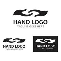 handverzorging logo en symbool vector sjabloon eps10