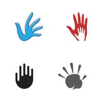 hand logo pictogram vector ontwerp sjabloon illustratie